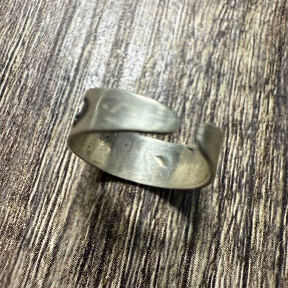 Vintage Sterling Silver Celestial Ring - Picture 5 of 6